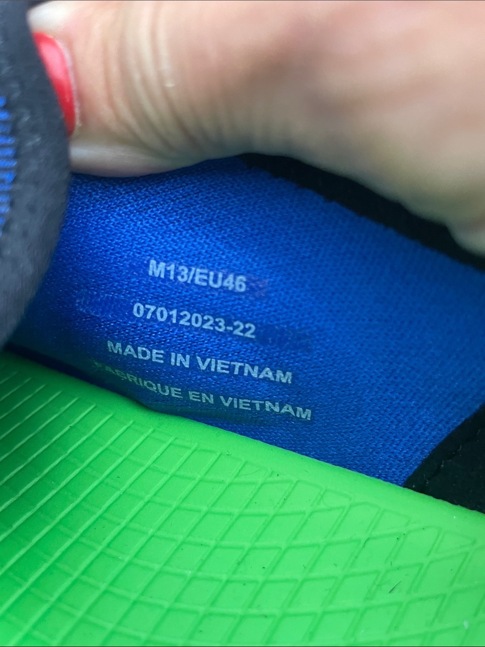 Oofos for men Navy - Picture 6 of 6